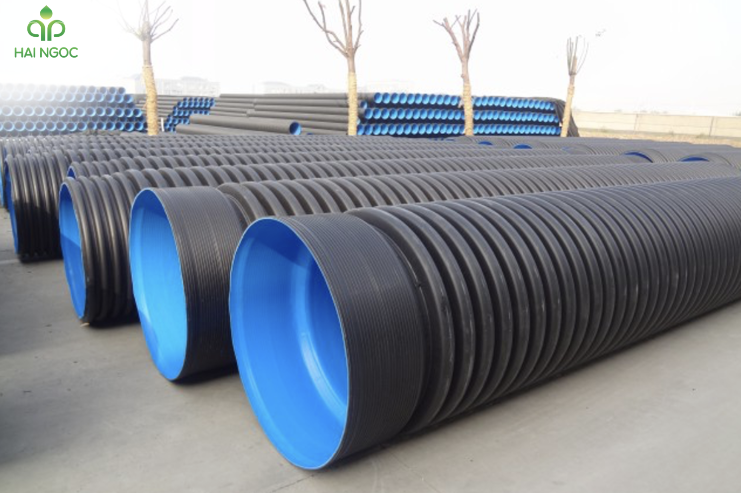 Giải pháp giảm lụt đô thị hiệu quả: Ống HDPE gân sóng Tiền Phong