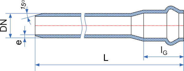 Cấu tạo và đặc điểm kỹ thuật của ống nong gioăng mPVC Tiền Phong