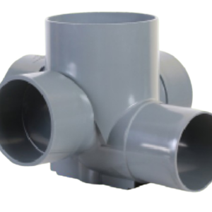 Bốn nhánh ngang 90 độ lệch tâm: Giải pháp bố trí đường ống trong không gian hẹp